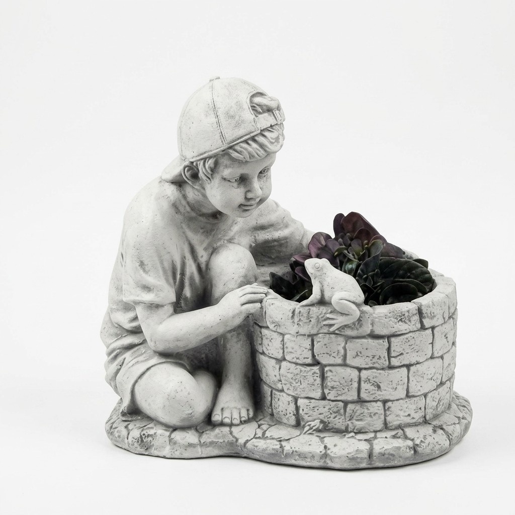 Blumenkübel Pflanz Kübel Dekoration Figur Blumentöpfe Garten Vasen