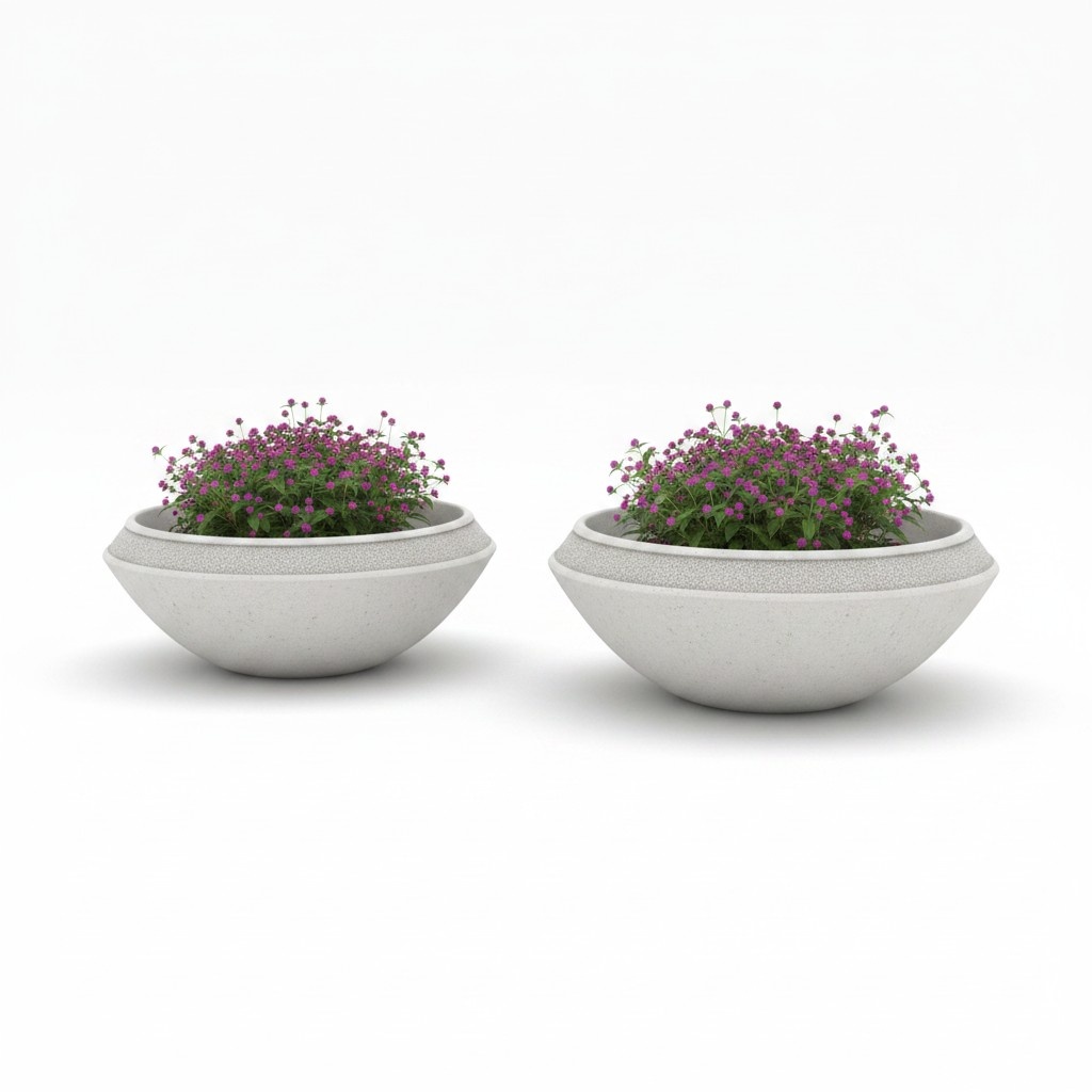 Blumenkübel Pflanz Kübel Dekoration Figur Blumentöpfe Garten Vasen