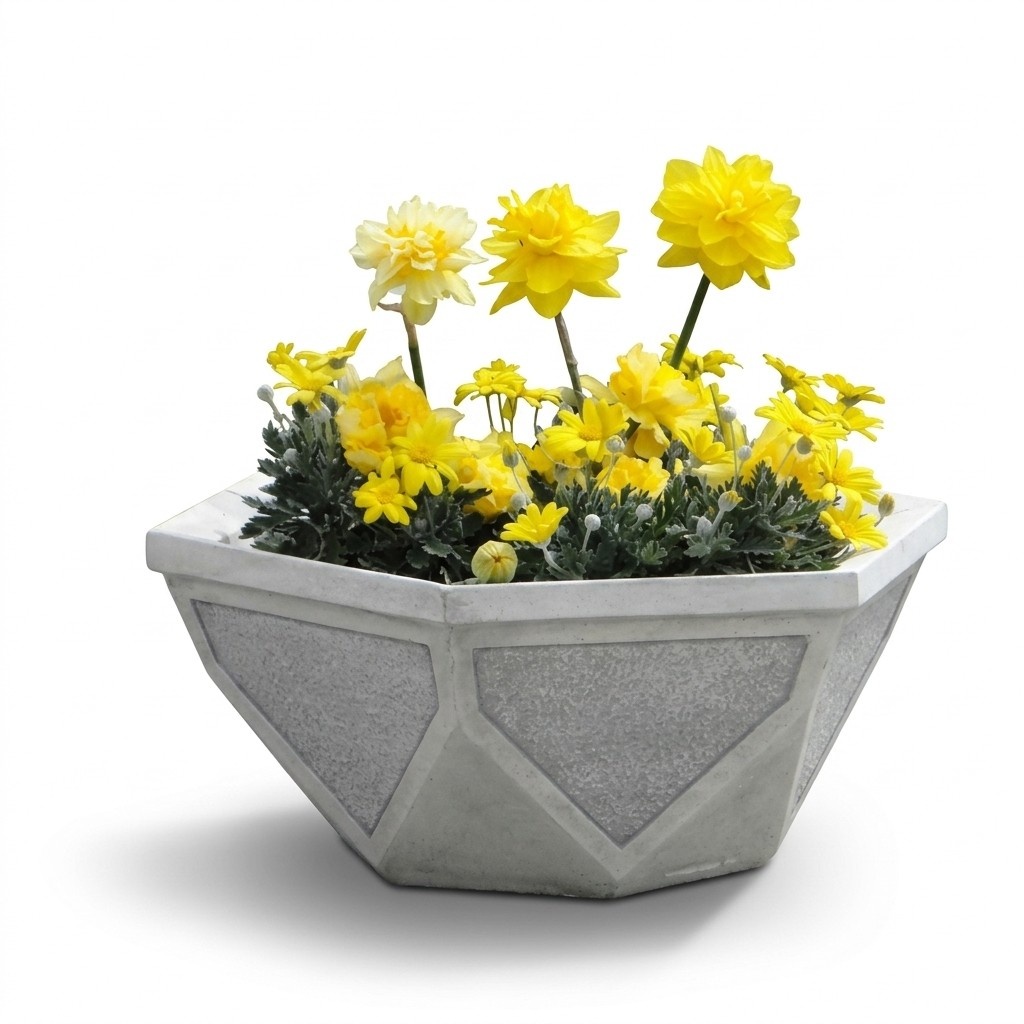 Blumenkübel Pflanz Kübel Dekoration Figur Blumentöpfe Garten Vasen