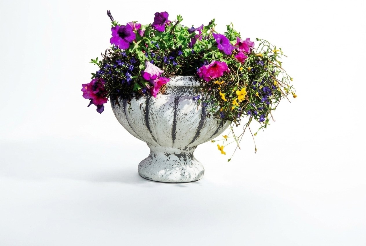 Blumenkübel Pflanz Kübel Dekoration Figur Blumentöpfe Garten Vasen