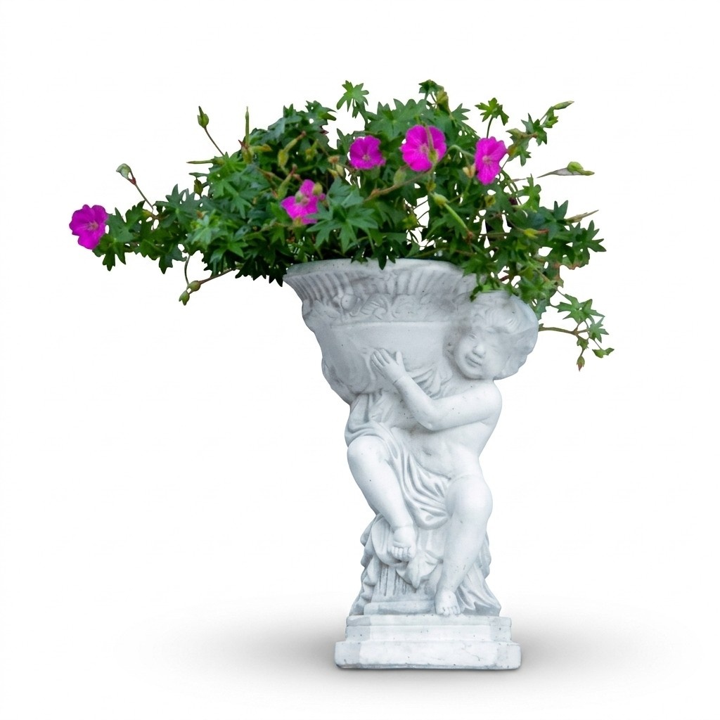 Blumenkübel Pflanz Kübel Dekoration Figur Blumentöpfe Garten Vasen