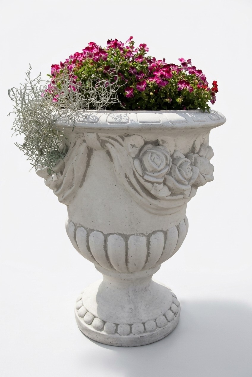 Blumenkübel Pflanz Kübel Dekoration Figur Blumentöpfe Garten Vasen