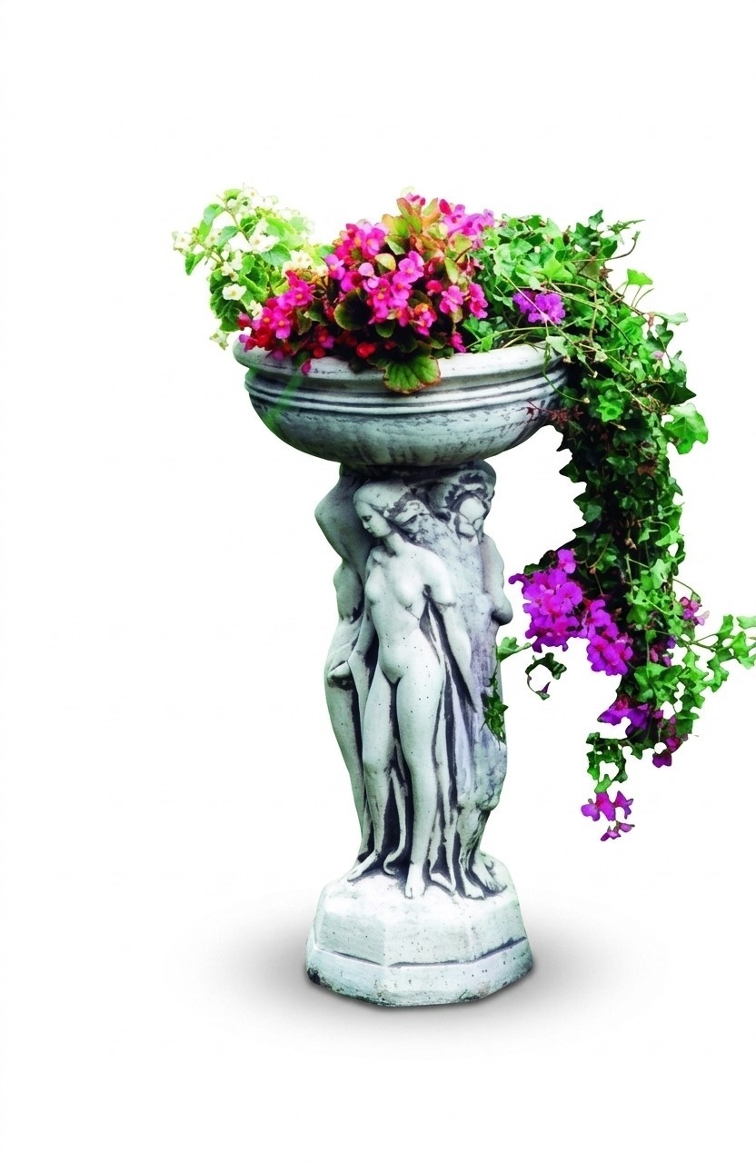 Blumenkübel Pflanz Kübel Dekoration Figur Blumentöpfe Garten Vasen 162