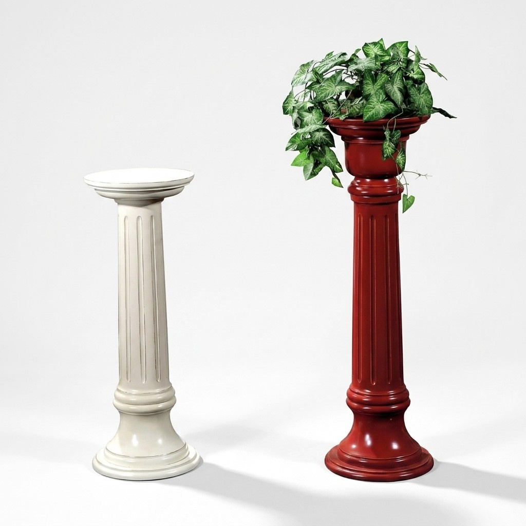Blumenständer Blumensäule Blumenampel Blumenständer Blumenständer Weiß neu