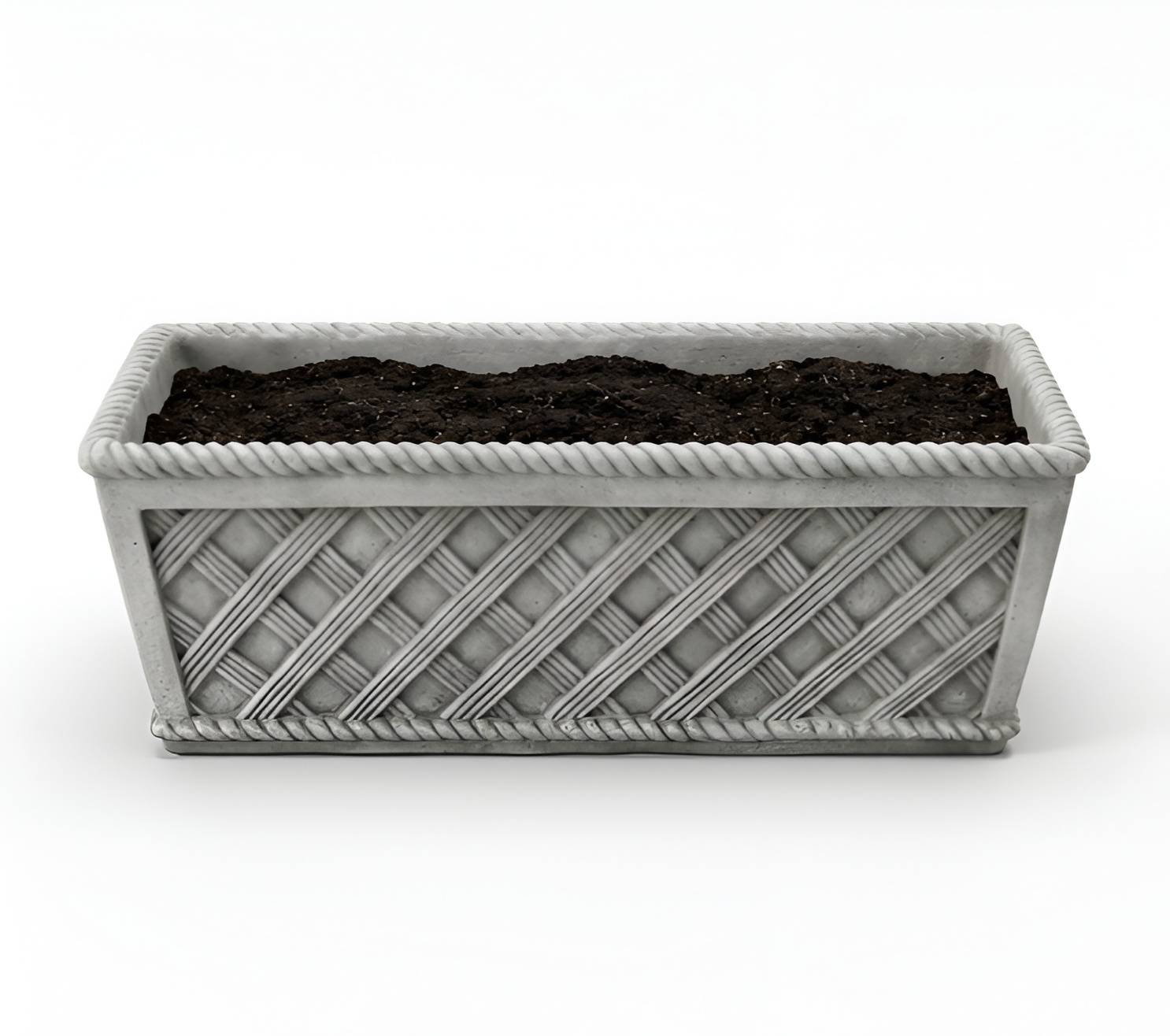 Blumentöpfe Kasten Topf Blumen Töpfe XXL Beton Garten Terrasse Skulptur