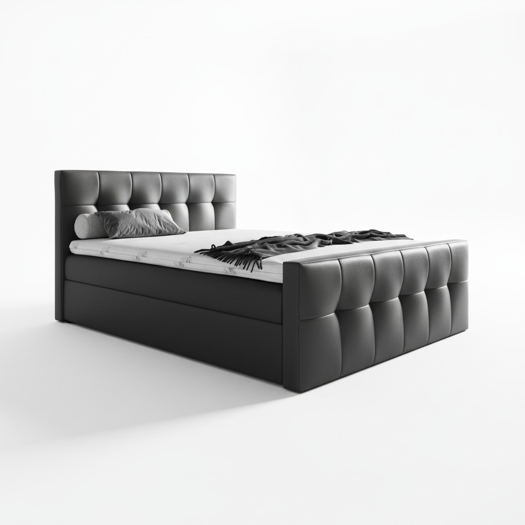 Boxspring Bett Schlafzimmer Betten 200x200 Polsterbett Design Doppel Hotel Möbel