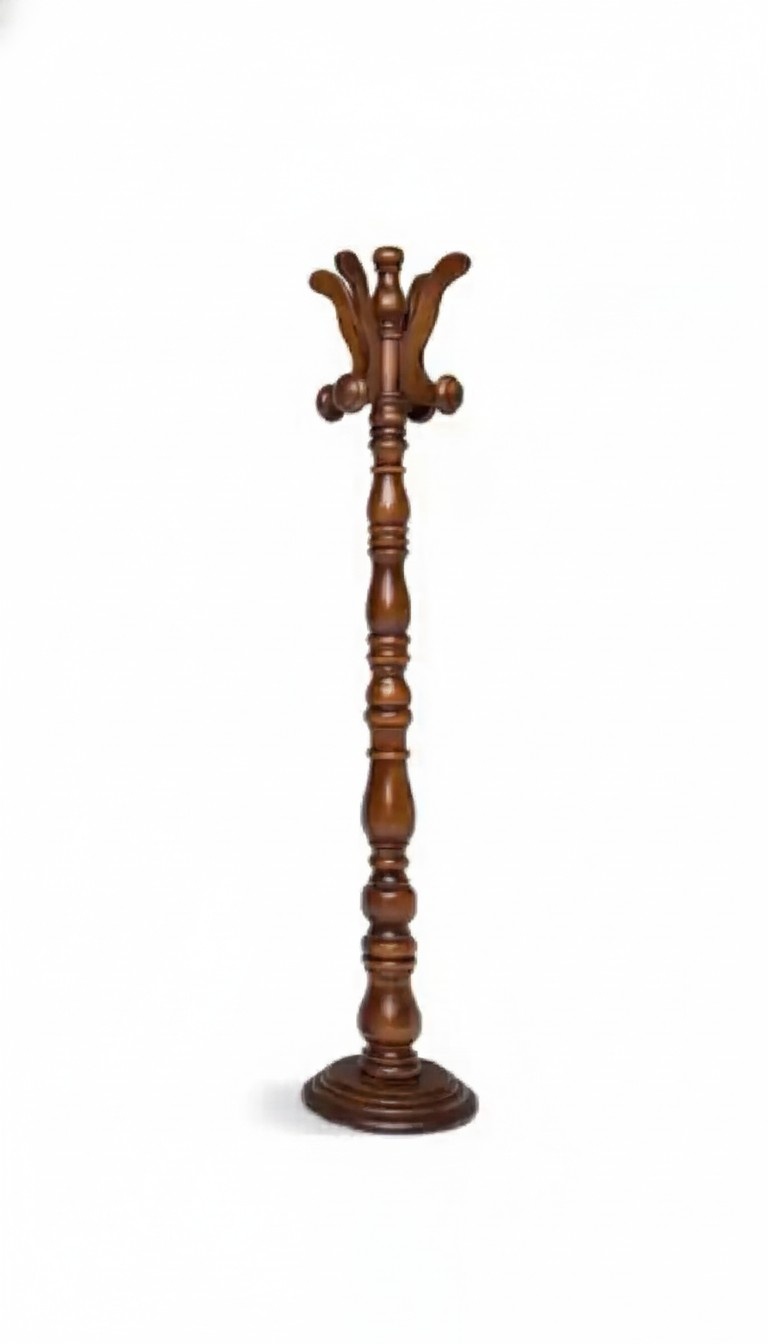 Braun Ständer Dielen Designer Bodenaufhänger Klassisches Stil Möbel
