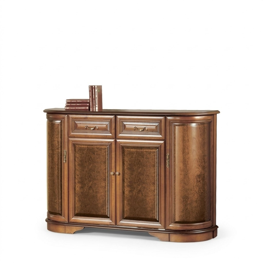 Braune Kommode Antik Stil Sideboard Anrichten Kommoden Holz Schrank