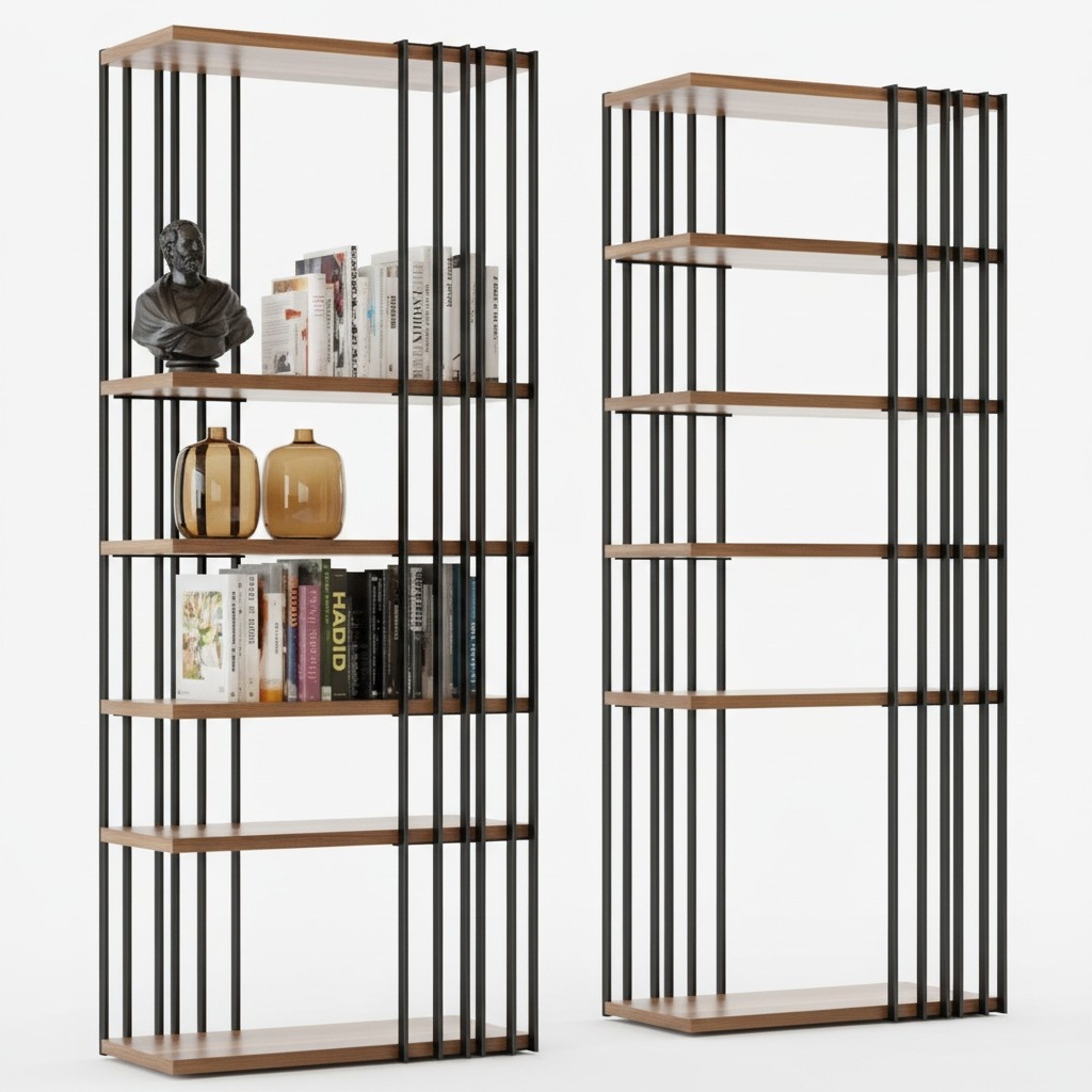 Bücherregal Luxus Schrank Moderne Wohnzimmer Wohnwand Abstellregale Neu