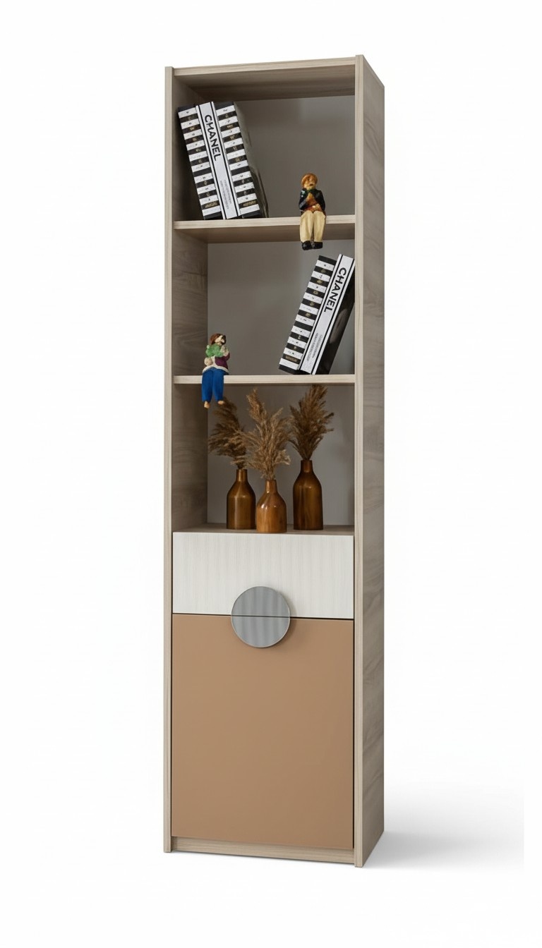 Bücherregal Modern Stauraum Schublade Stilvolles Design Wohnen Möbel Praktisch