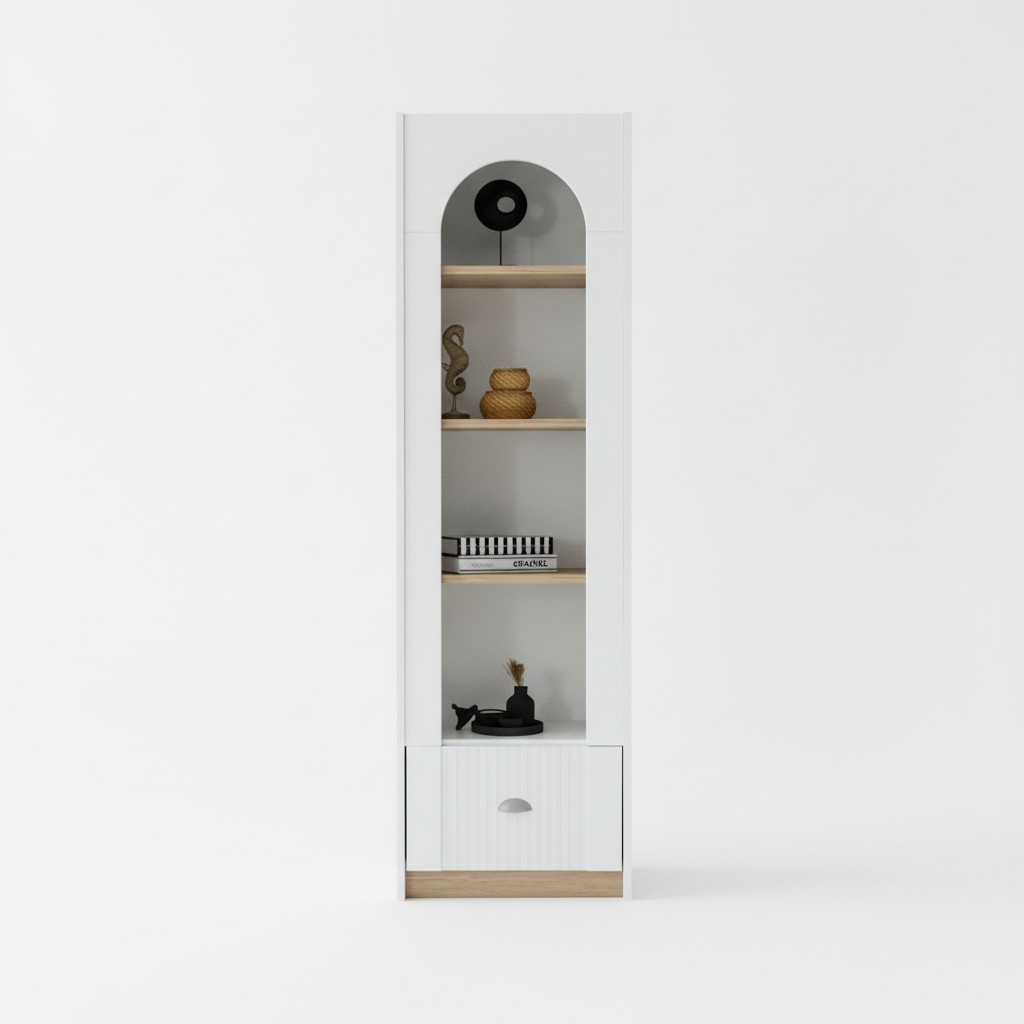 Bücherregal Stilvoll Modernes Design Ordentliche Elegante Aufbewahrung Möbel