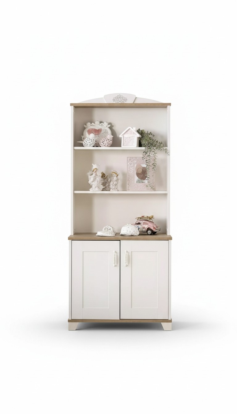 Bücherschrank Bücherregal Standregal Kinderregal Regal Holz Weiß