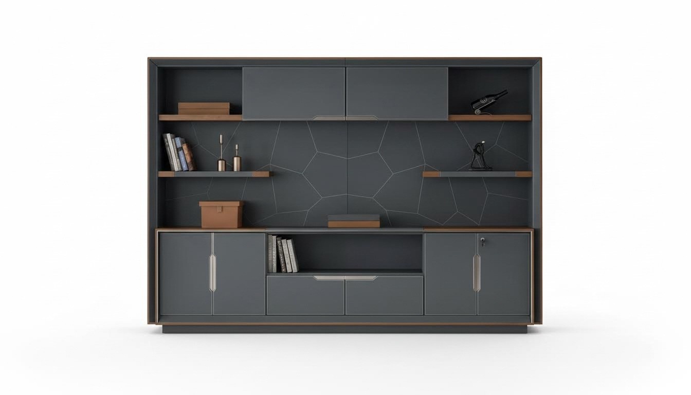 Büro Bücherschrank Aktenschrank Regal Möbel Luxus Schrank Schränke Wand Regale