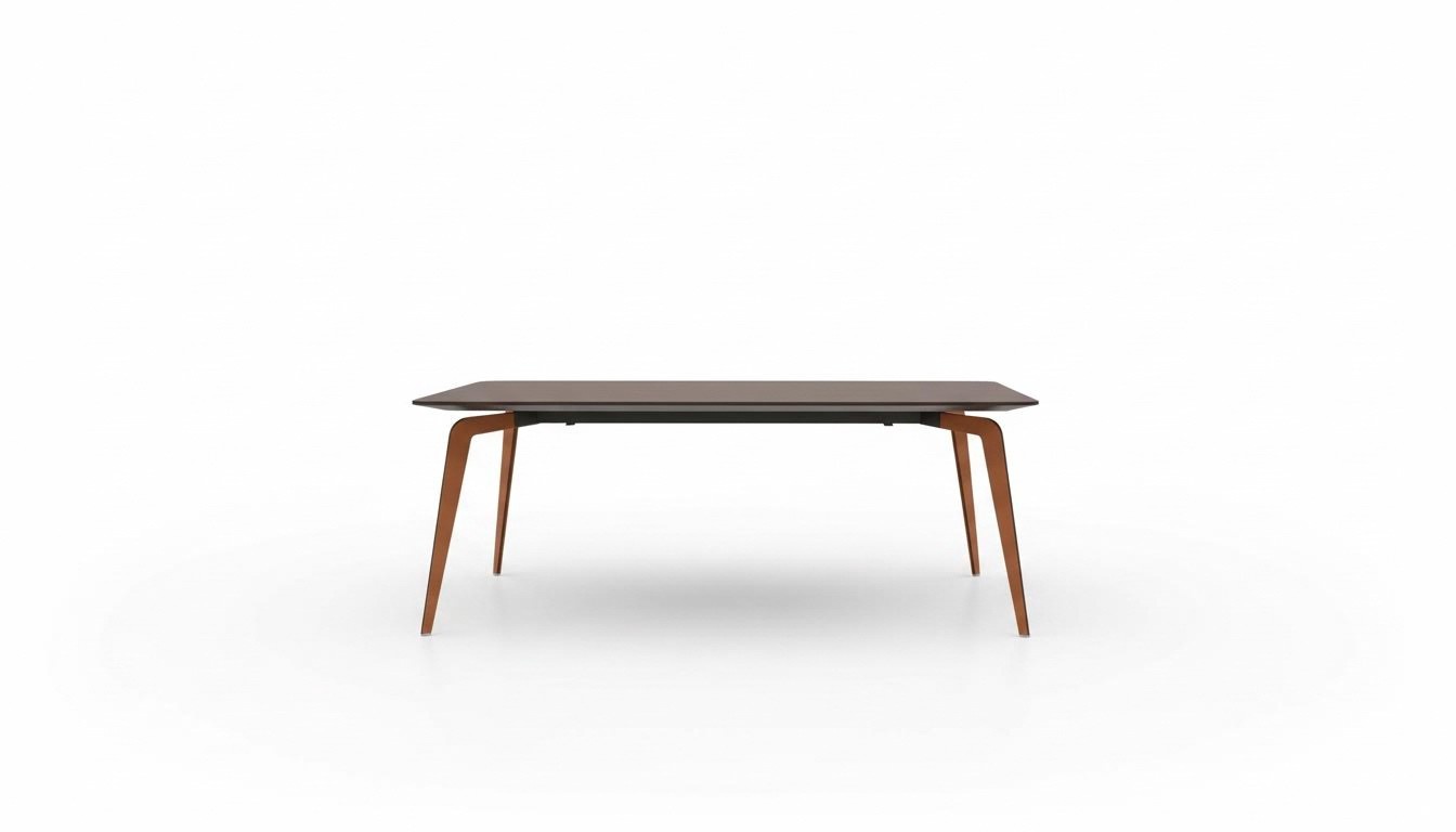 Büro Konferenztisch Tische Holz Esszimmer Besprechungs Tisch 220x102 Einrichtung