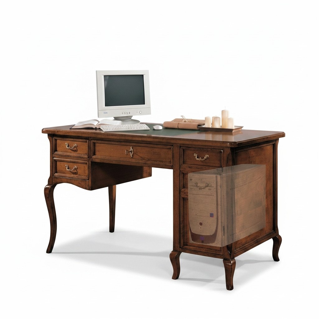 Büro Möbel Design Einrichtung Antik Holz Tisch Sekretär Schreib Tische Office