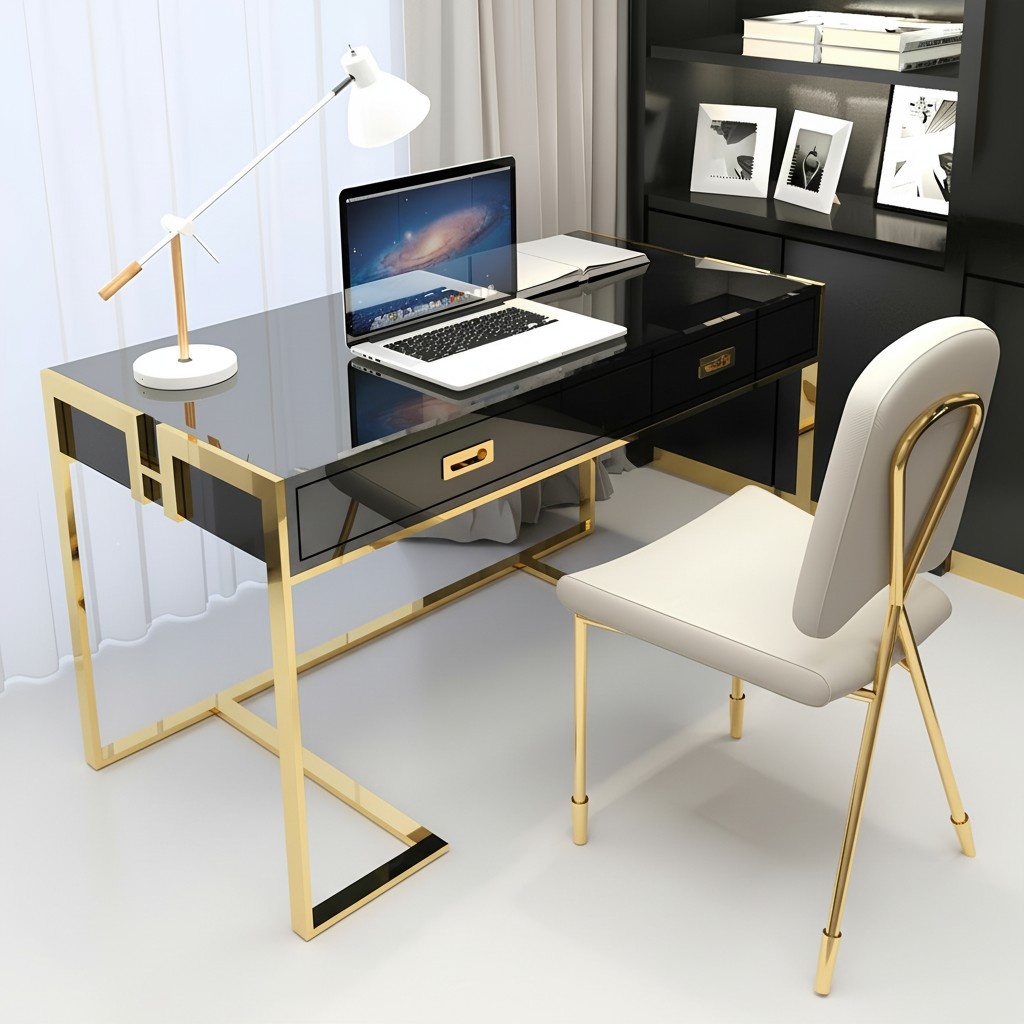 Büro Schreibtisch Sessel Schreibtische Tisch Holztisch Tische Holz Einrichtung