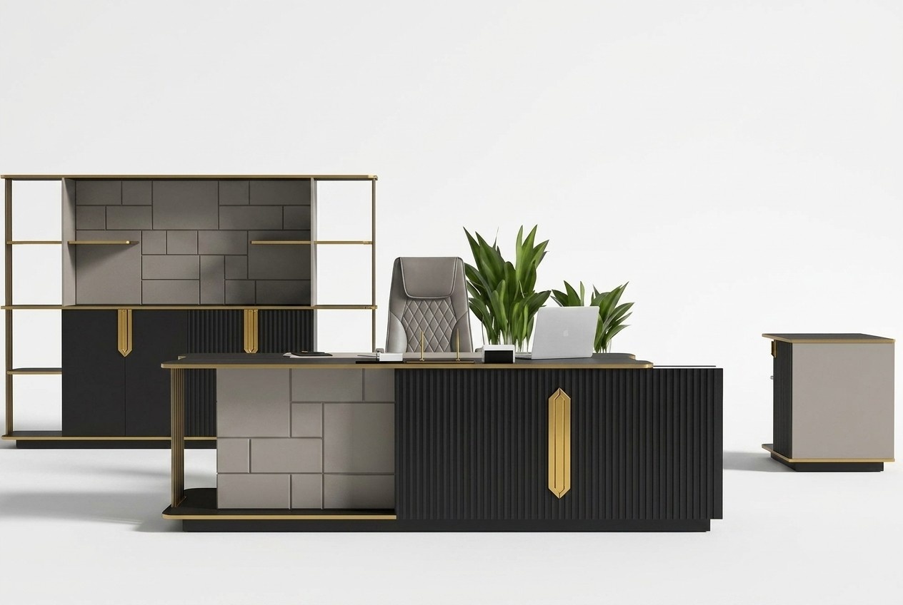 Büro Set Schreibtisch Büroschrank Beistelltisch Couchtisch Einrichtung