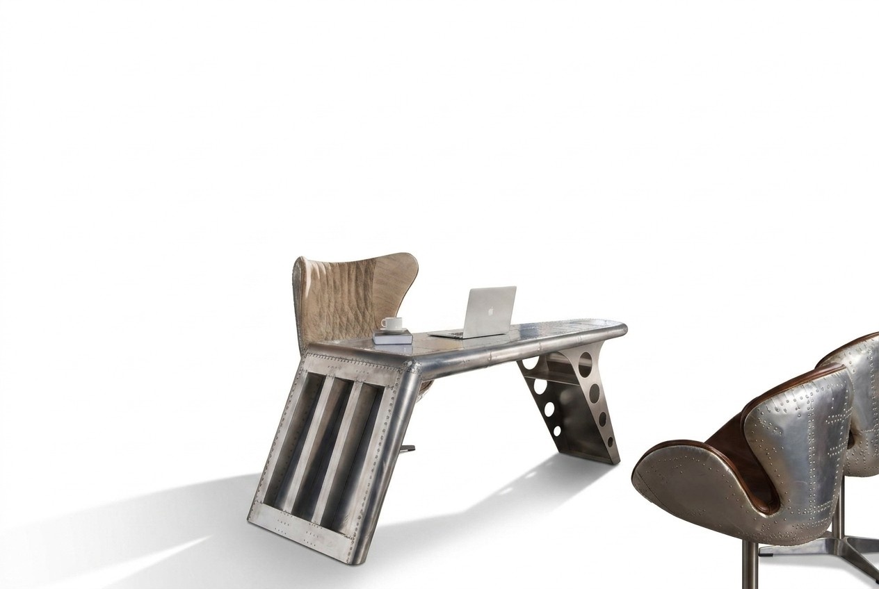 Büroeinrichtung Arbeitszimmer Büro Möbel Tisch Schrank Sessel 8tlg Set Garnitur
