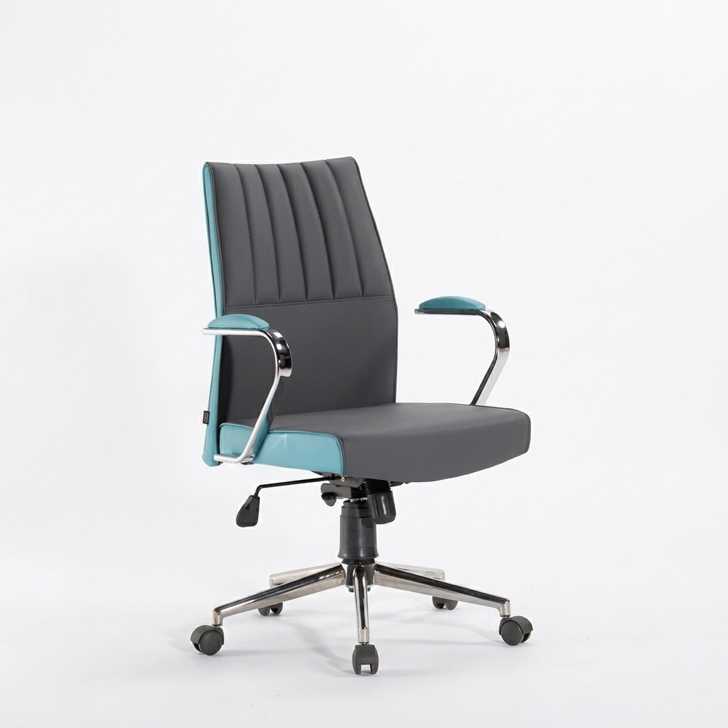 Bürosessel Bürostuhl Sessel Wohnzimmer Arbeitsstuhl Grau Luxus Moderne Möbel