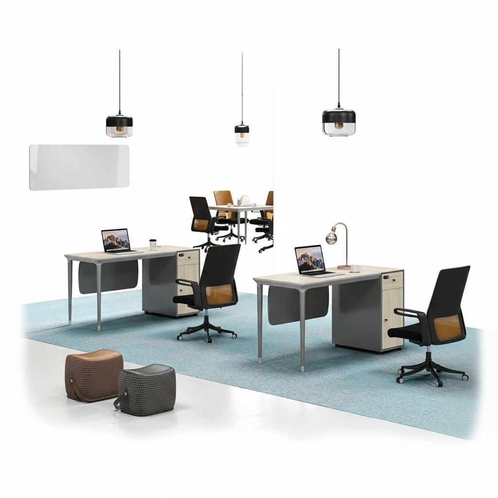 Bürotisch Schreibtisch Schreibtische Arbeitstisch Firma Möbel Computermöbel neu