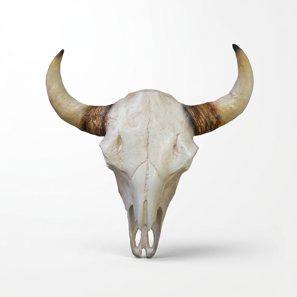 Bullenschädel Stierkopf Wand Skulpturen Höhe 64 cm Deko Figur Skelett