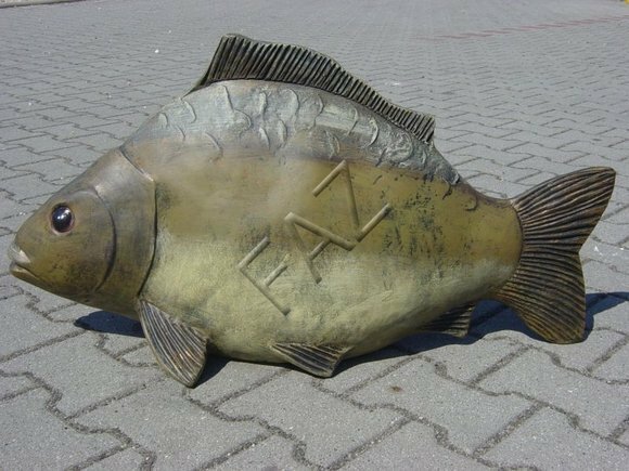 Fisch Figur Garten Statue Skulptur Figuren Skulpturen Dekoration 87cm