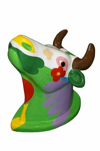 Design Kuh Figur Statue Skulptur Figuren Skulpturen Dekoration Deko Büste