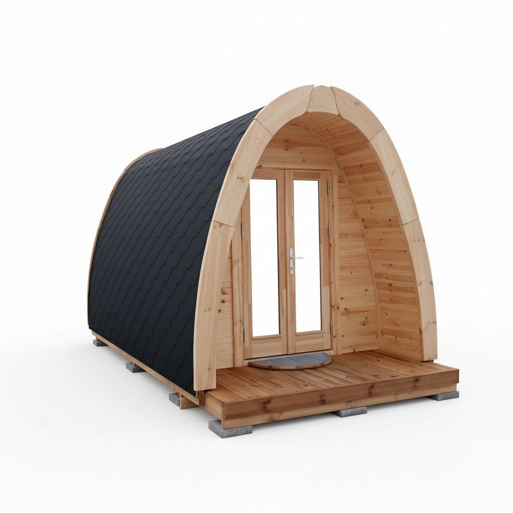 Camping Haus Gartenhaus Garten Laube Rund Wochenendhaus Blockhaus