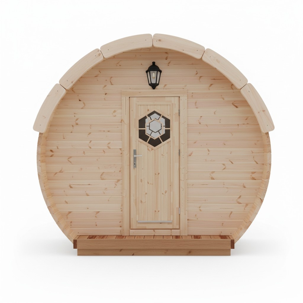 Campinghaus Ferienhaus Luxus Gartenhaus Baum Haus Camping Fass 5,9m