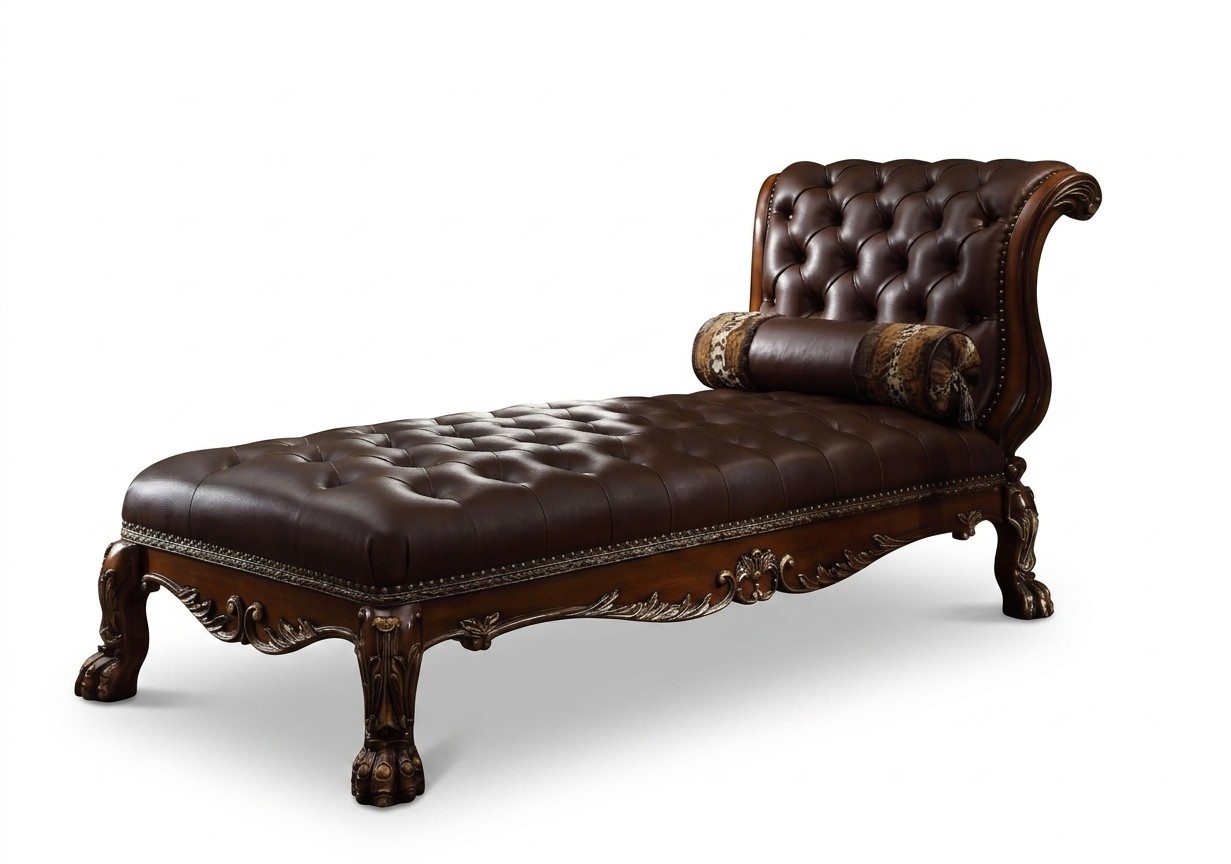 Chaiselongues Chesterfield Liege Ottomane Chaise Sofa Couch Chesterfield Polster