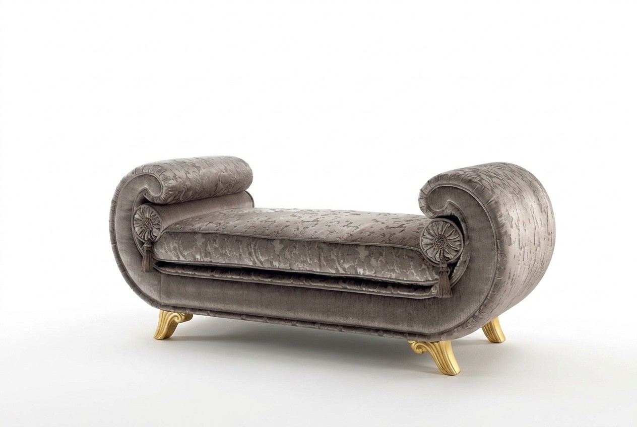 Chaiselongues Liege Luxus Sofa Sessel Klassisch Barock Rokoko Jungendstil