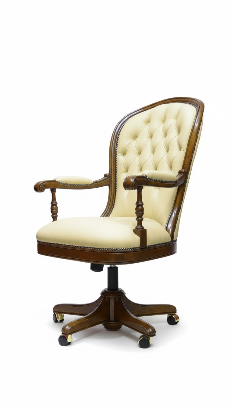 Chefsessel Stühle Büroeinrichtung Stuhl Bürostuhl Drehstuhl Sessel Barock Neu