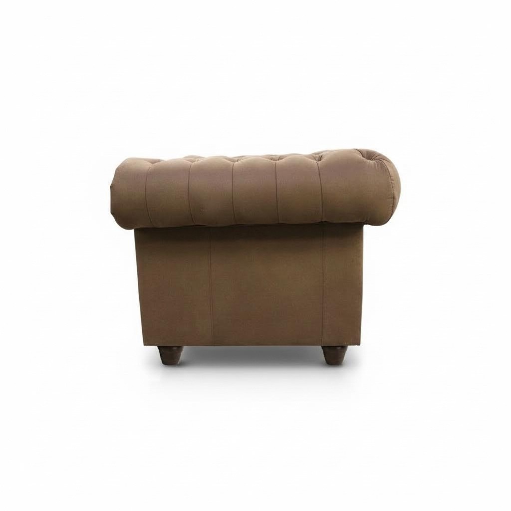 Chesterfield 3+1 Sitzer Polster Sofagarnitur Couch Leder Sofas Wohnzimmer Sofa