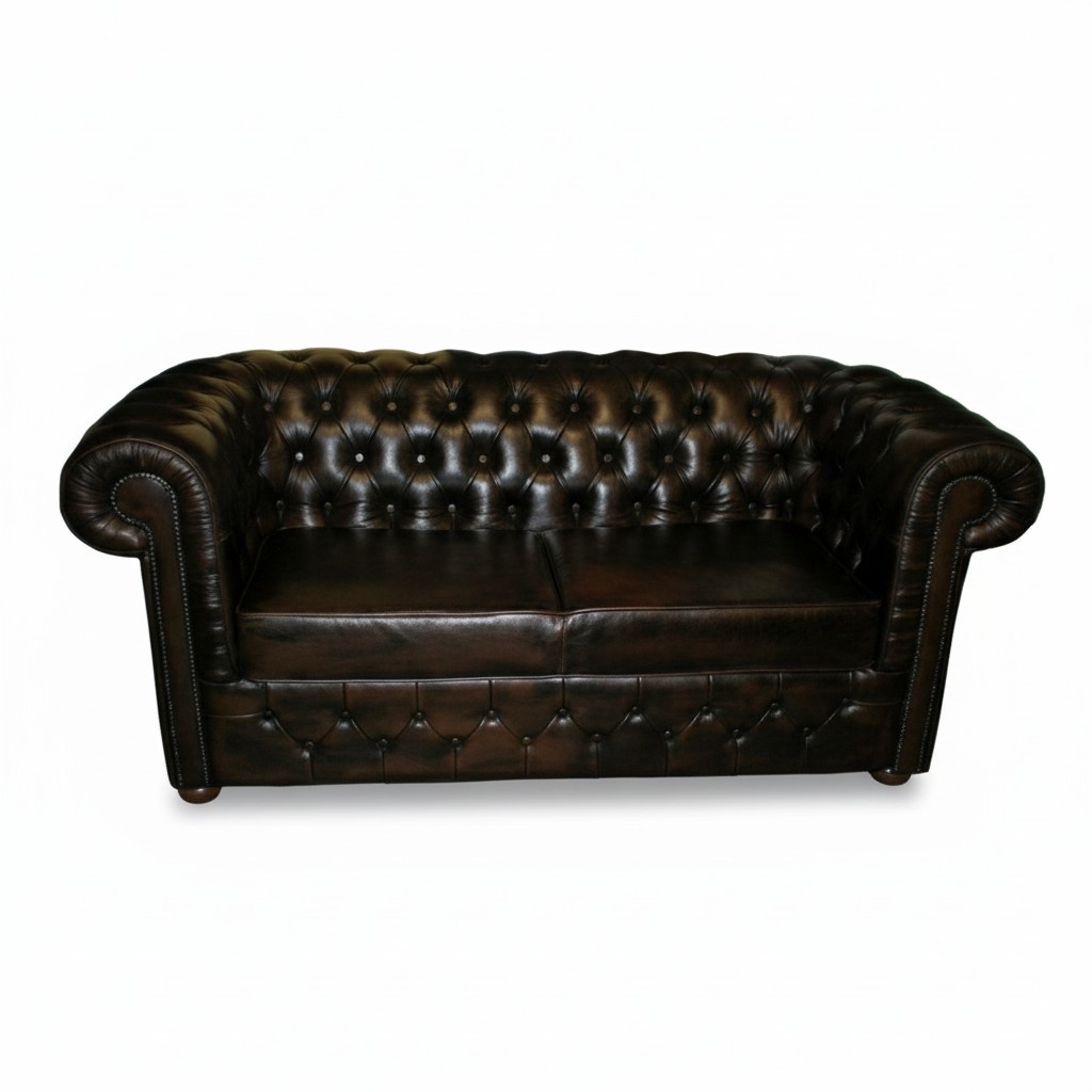Chesterfield 3 Sitzer mit Bettfunktion Sofa Couch Polster Garnitur Couchen New!