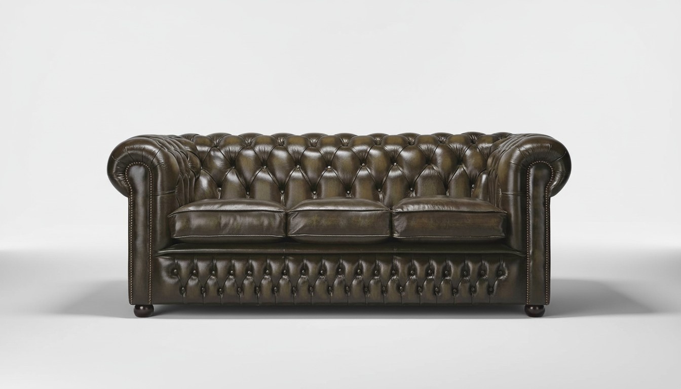 Chesterfield 3 Sitzer XXL Polster Sitz Couch Sofa Garnitur Big Couchen 2016-06