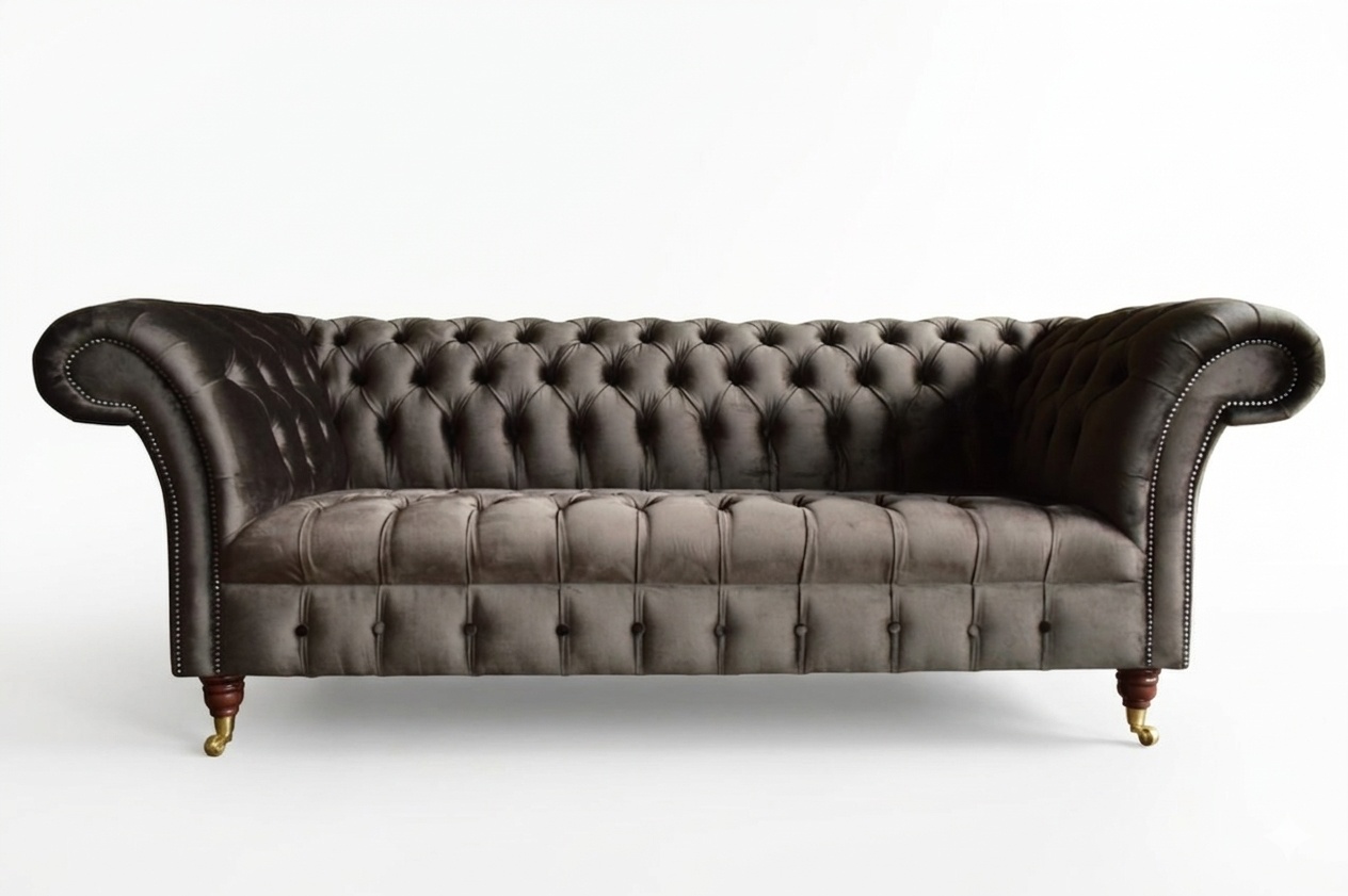 Chesterfield 3 Sitzer XXL Polster Sitz Couch Sofa Garnitur Big Couchen 2016-38-