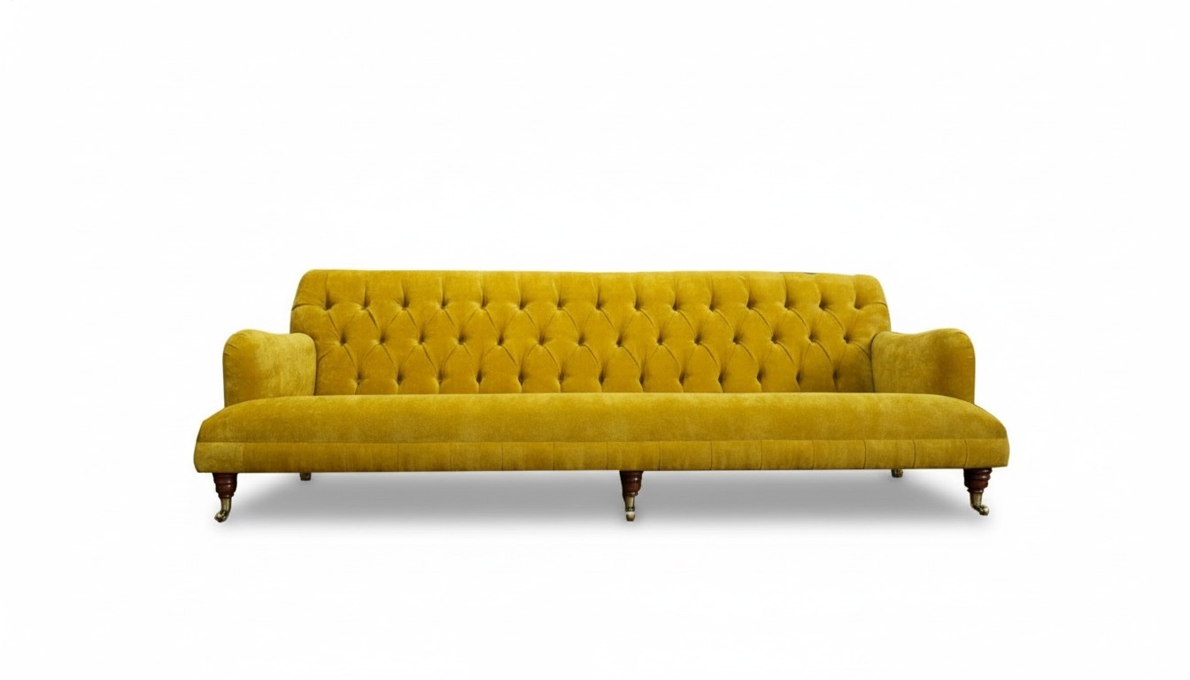 Chesterfield 4 Sitzer Wohnzimmer Modern Design Couchen Sofa Neu Möbel