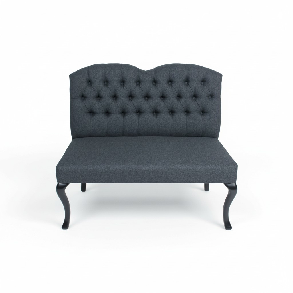 Chesterfield Bank Textil Sitz Bänke Restaurant Stoff Laden Sofa Leder Couch Neu