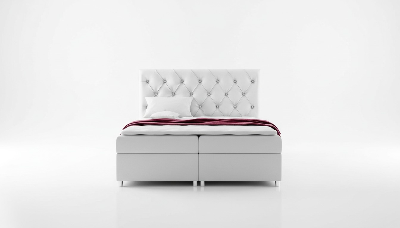 Chesterfield Bett Modern Boxspringbett Doppelbett Polsterbett Betten 200x200 Neu