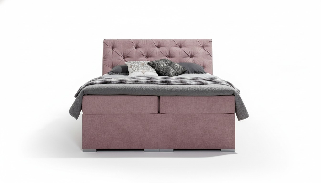 Chesterfield Bett Polsterbett Doppelbett Betten Big XXL Designer Luxus Bett Neu