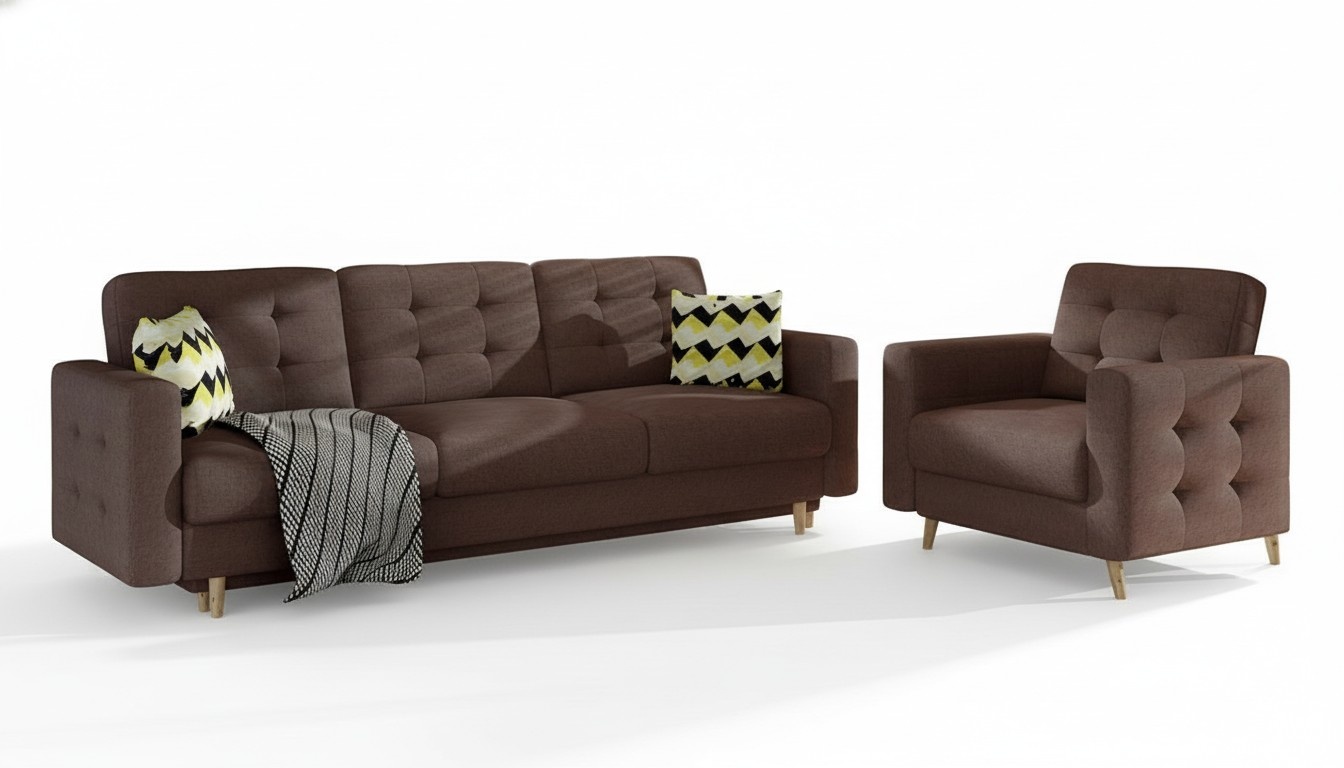 Chesterfield Couch Polster 3+1 Sitzer Polstermöbel Sofagarnitur Couchen Sofas
