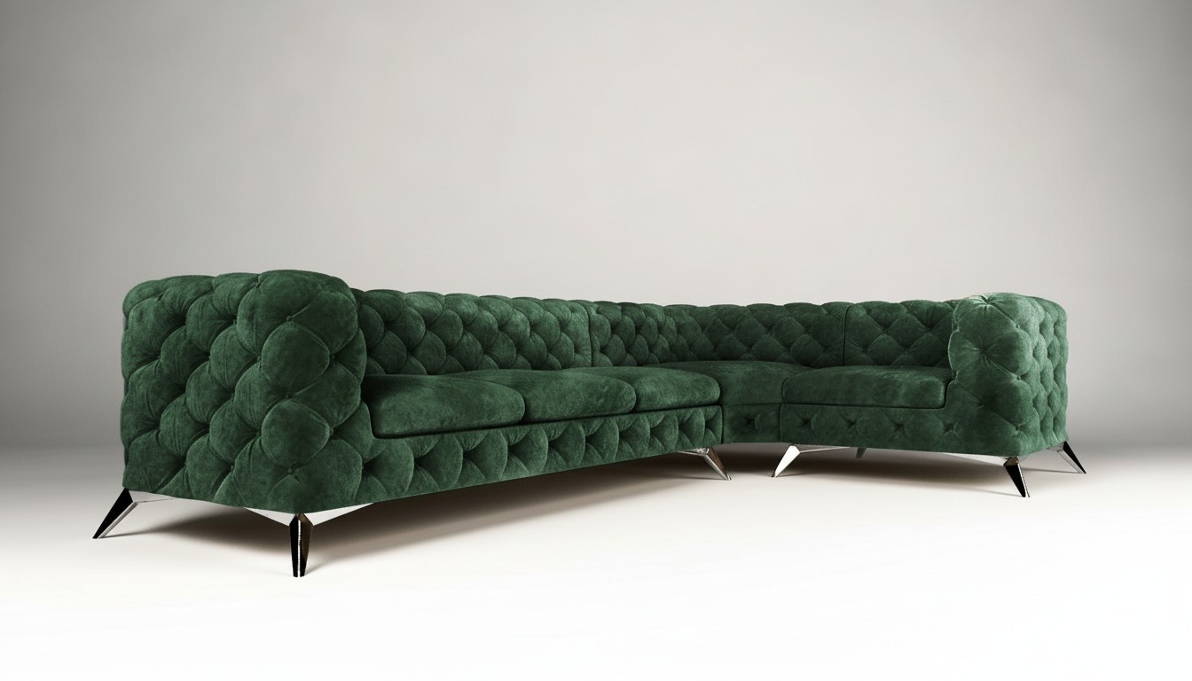 Chesterfield Design Ecksofa Sofa Couch Design Couchen Polster Eckgarnitur Ecke