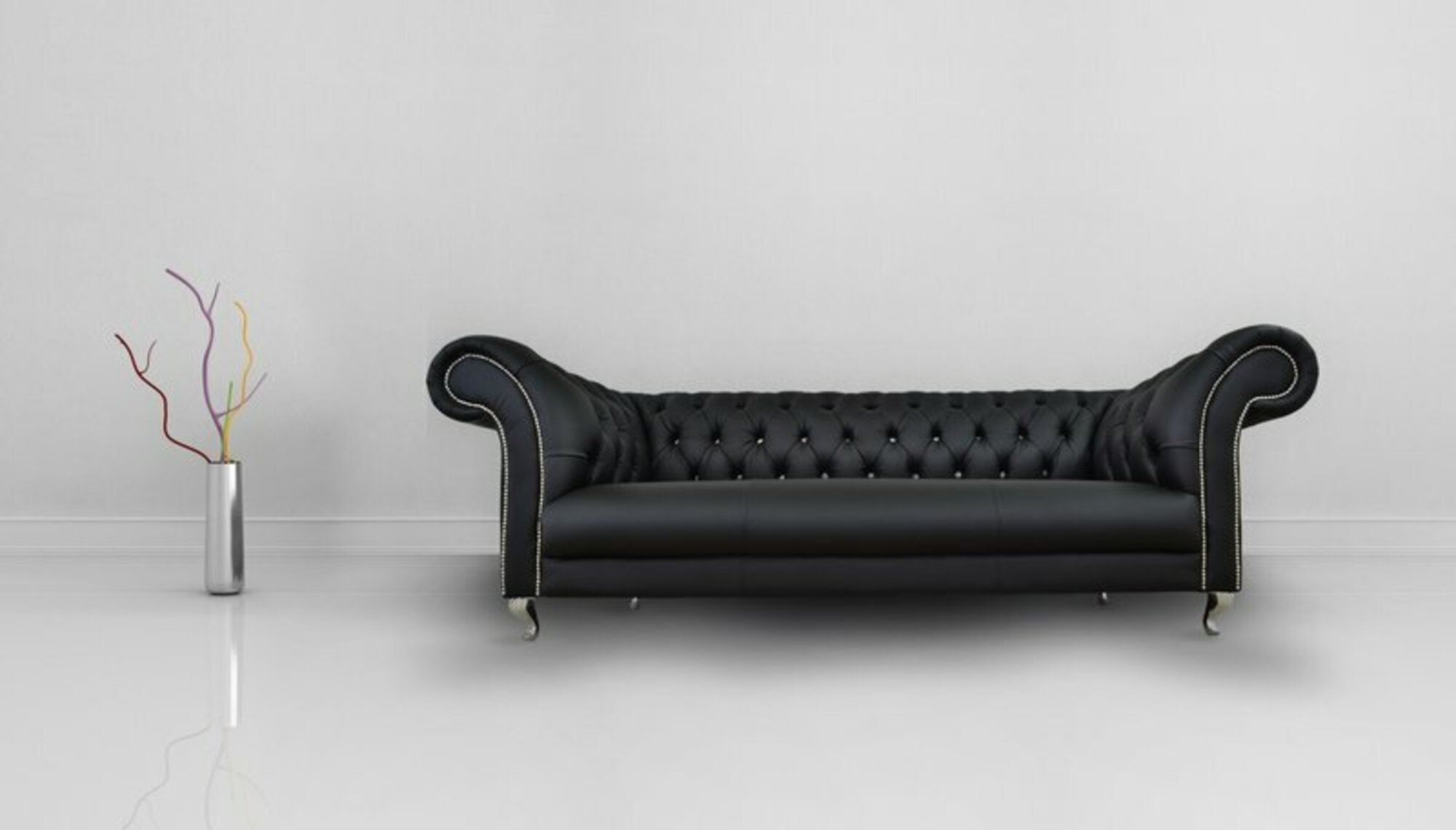 Chesterfield Sofa Polster Designer Couchen Sofas Garnitur Textil Stoff Textil 22