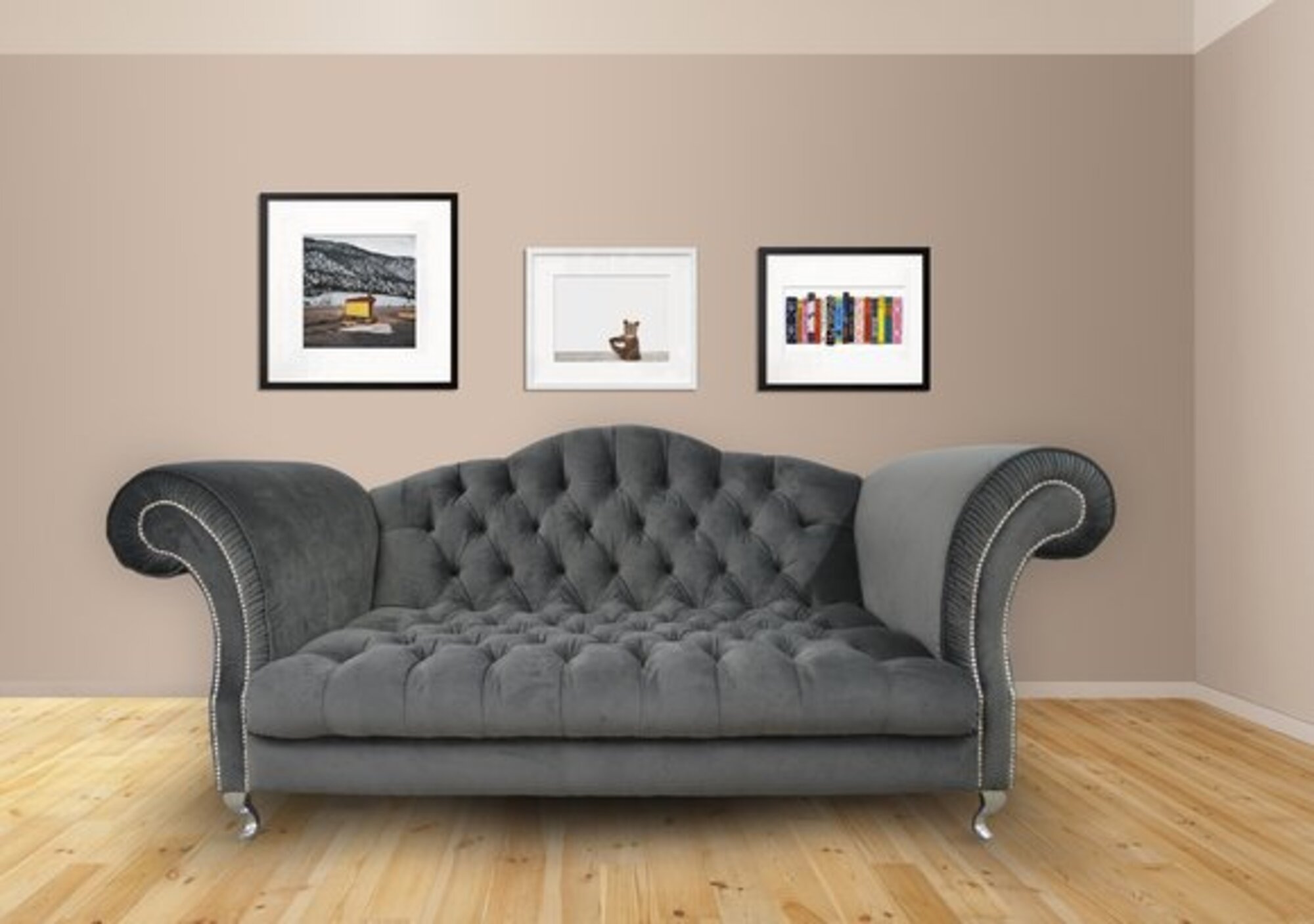 Chesterfield Sofa Polster Designer Couchen Sofas Garnitur Textil Stoff Textil 27