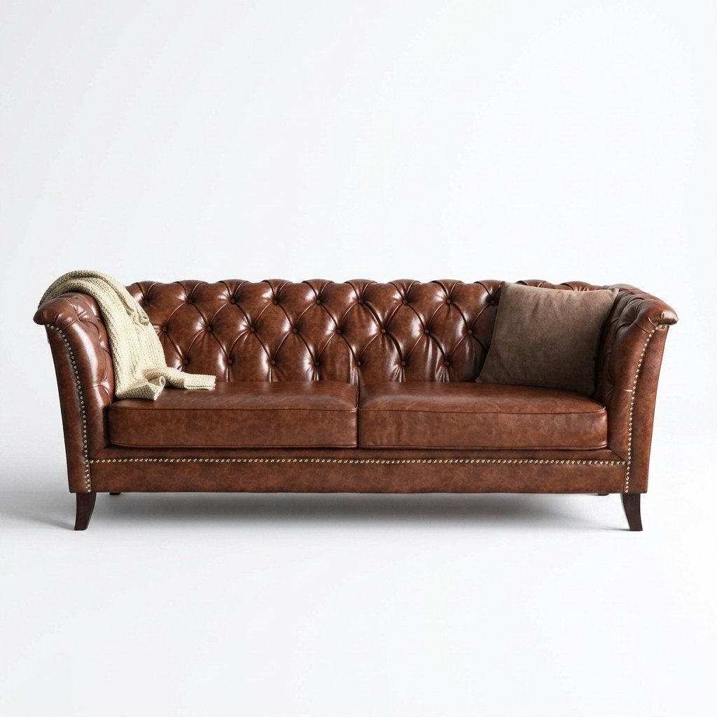 Chesterfield Leder Polster Design Sofa Luxus Couch Klassische Sofa