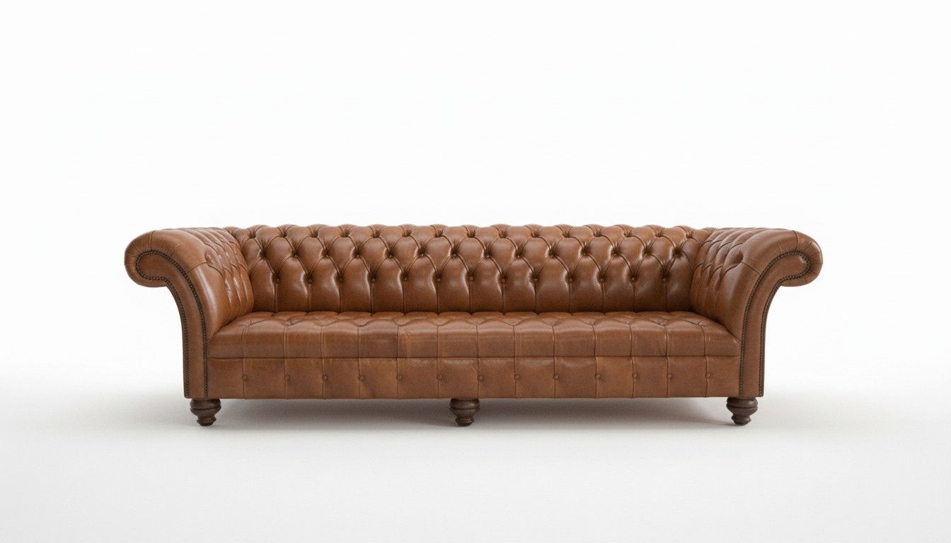 Chesterfield Leder Polster Design Sofa Luxus Couch Klassische Sofa