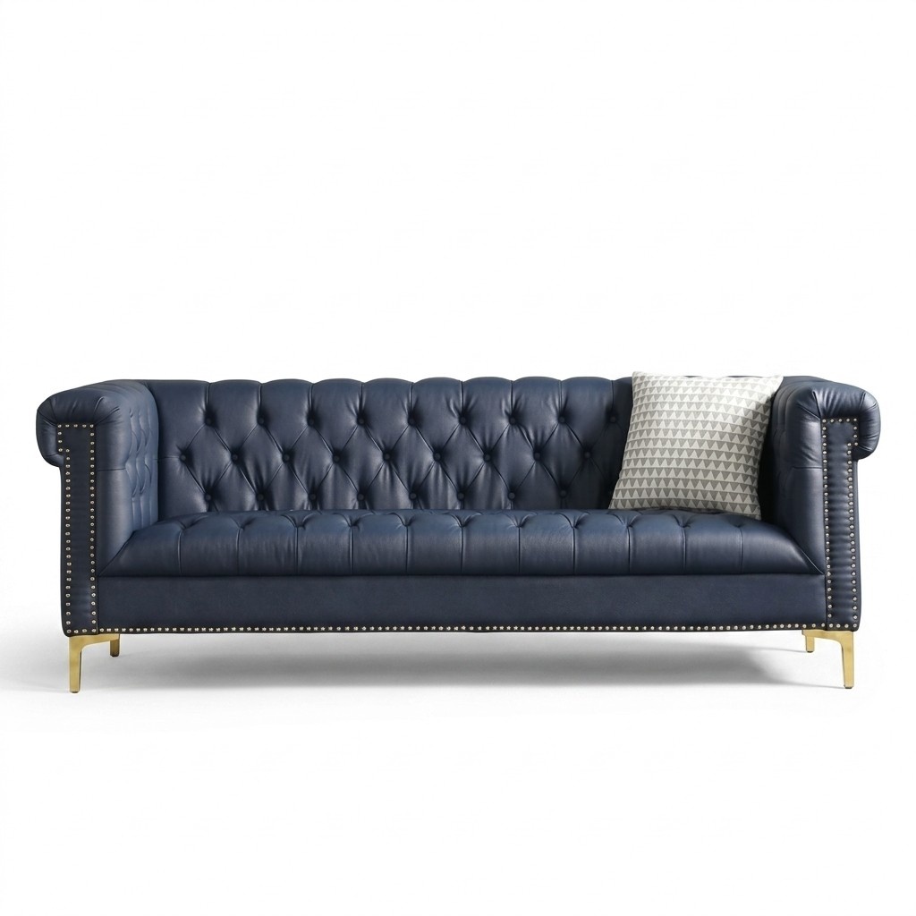 Chesterfield Leder Polster Design Sofa Luxus Couch Klassische Sofa