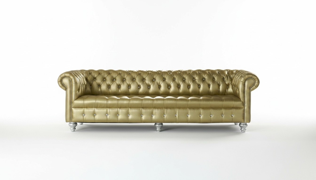 Chesterfield Ledersofa Sofa Couch XXL Big Luxus Designer Polster Garnitur !Neu!