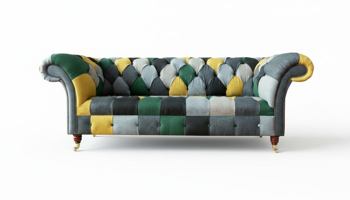 Chesterfield Mehrfarbig Wohnzimmer Modern Design Couchen Sofa Neu Kreative Möbel