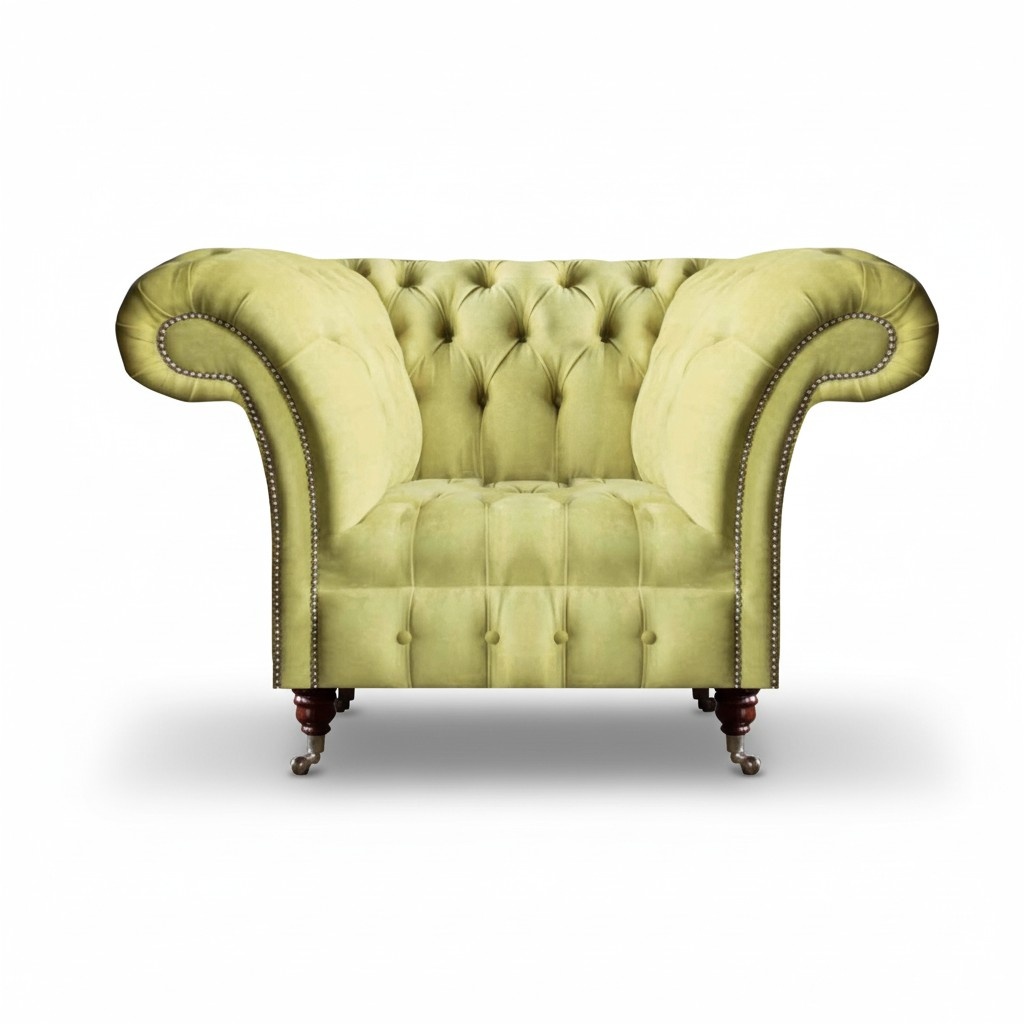 Chesterfield Neu Modern Sessel Luxus Möbel Sitzmöbel Wohnzimmer Couch